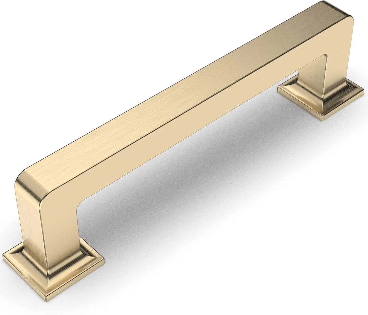 Brushed Brass Cabinet Pulls 3 Inch Hole Centers for Kitchen