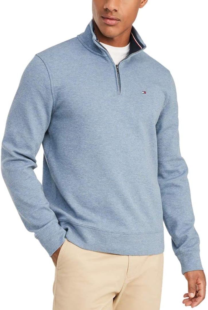 Cozy Style: Tommy Hilfiger Men's Quarter Zip Pullover