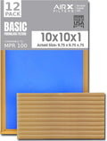 10x10x1 Air Filter 12 Pack - Basic Economy Fiberglass Filters
