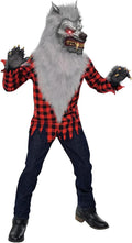Spooktacular Creations Werewolf Costume for Kids - Light-Up Red Eyes