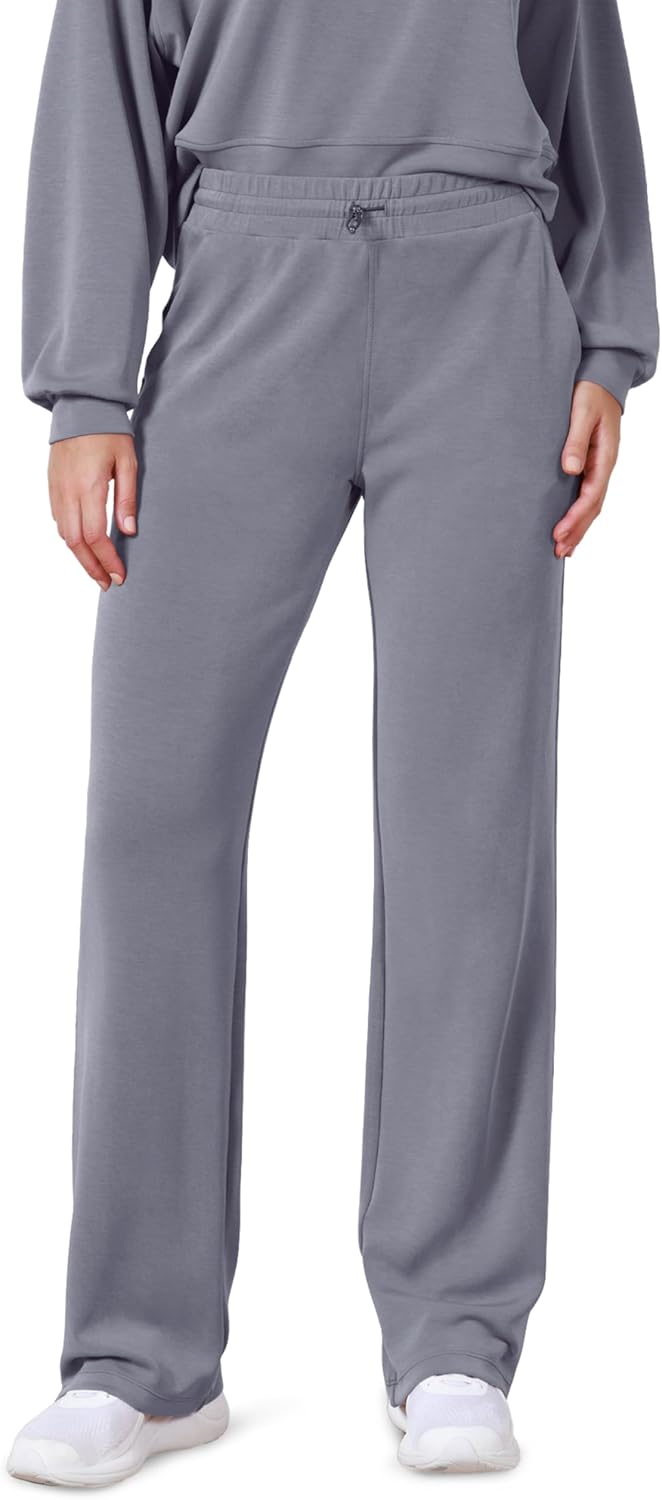 ODODOS Women's Modal Soft Wide Leg Pants for Casual Comfort