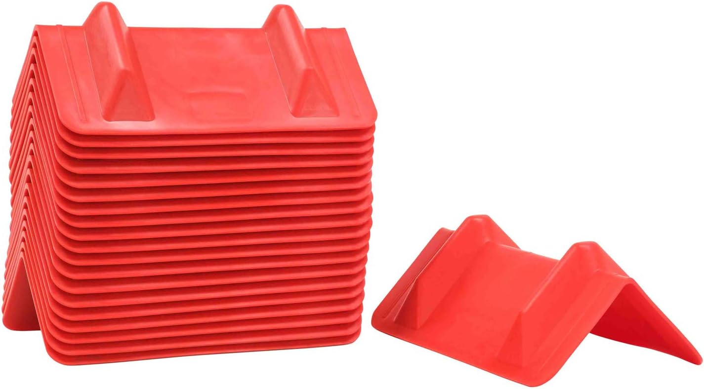 V-Shaped Corner Protectors 20 Pack for Heavy Duty Protection