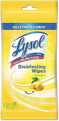 Lysol Disinfecting Wipes On the Go Travel Size Lemon Scent - Pack