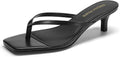 Kitten Heels Flip Flop Sandals for Women - 1.96 in Low Heel