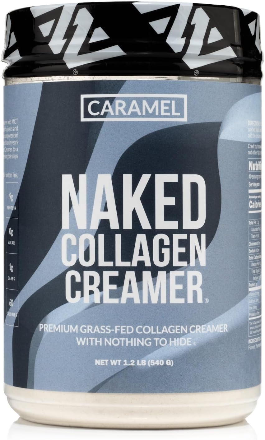Caramel Collagen Creamer - Support Hair, Skin, Nails - 40 Servings