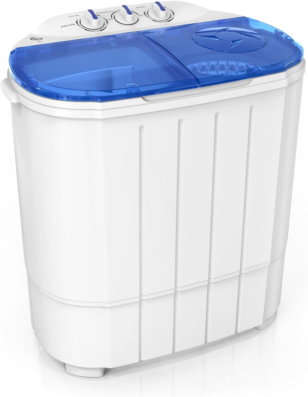 ROVSUN Mini Twin Tub Washer: Wash & Spin Anywhere!