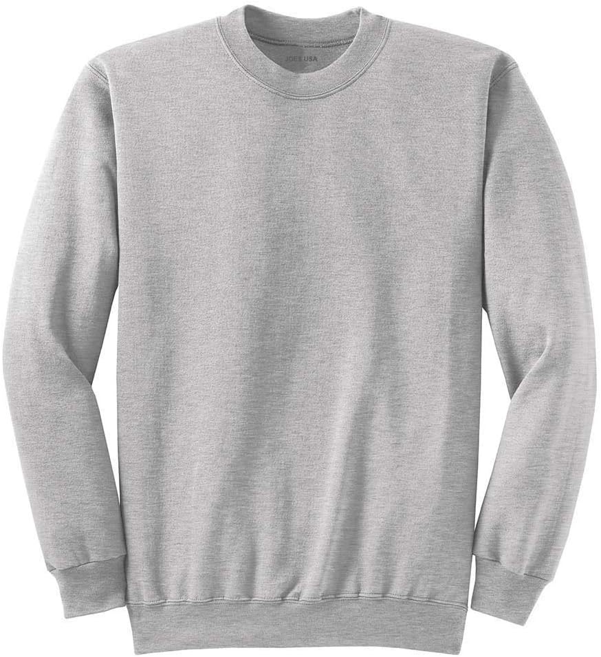 Joe's USA Cozy Crewneck in 32 Colors. Sizes S-5XL