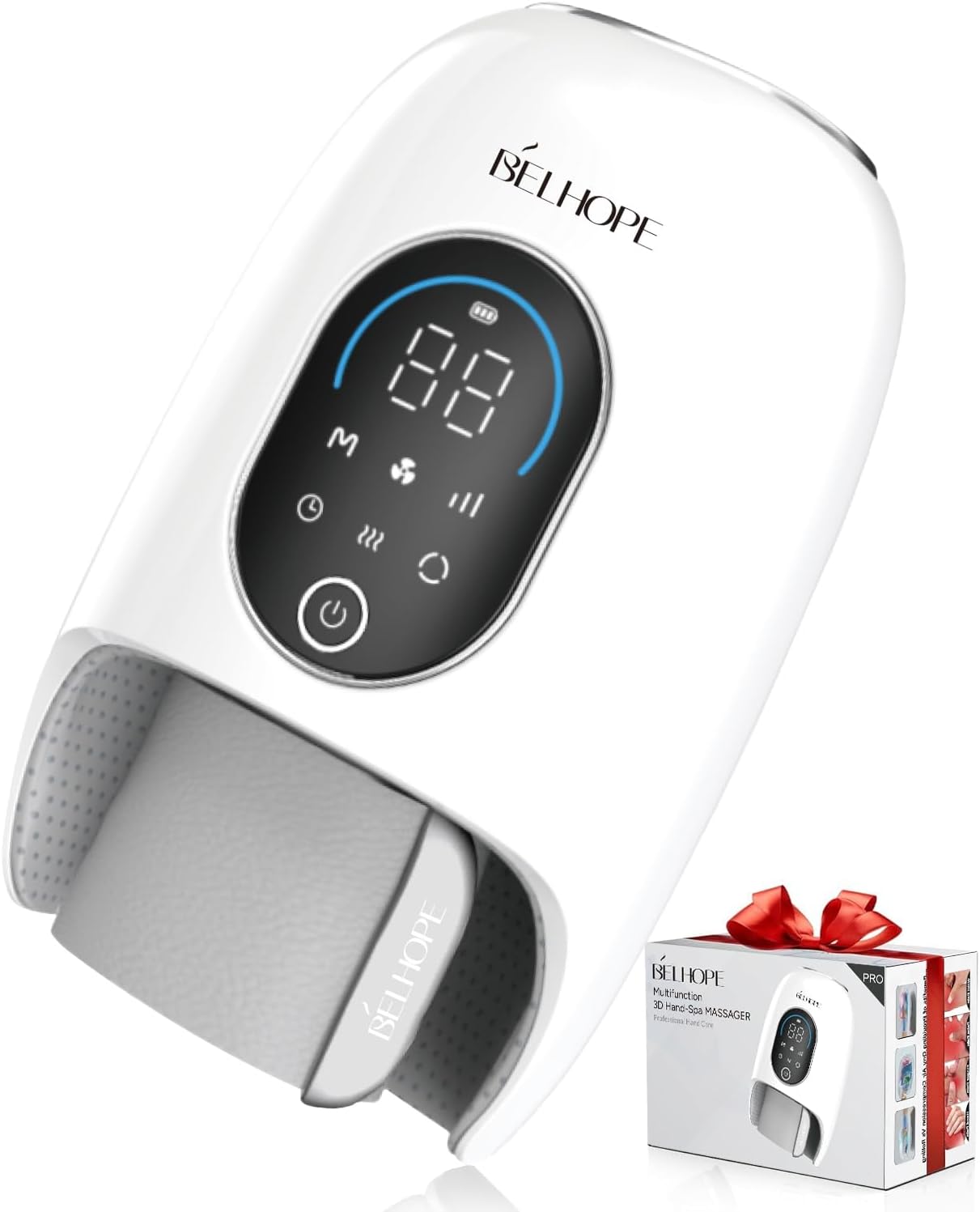Hand Massager with 9 Modes and 4 Heating Options for Relief