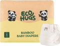 EcoHugs Organic Bamboo Diapers Size 5 - Ultra-Soft, Hypoallergenic Fit