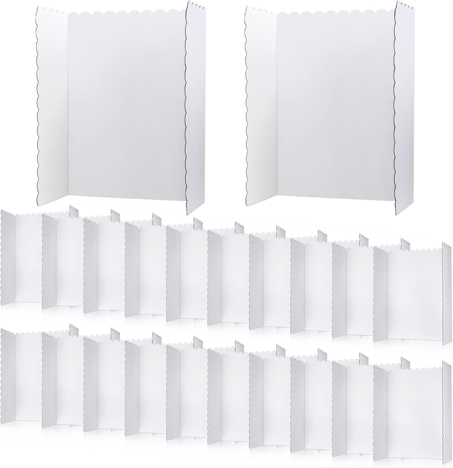 24 Pcs Trifold Poster Display Boards for School Projects and More