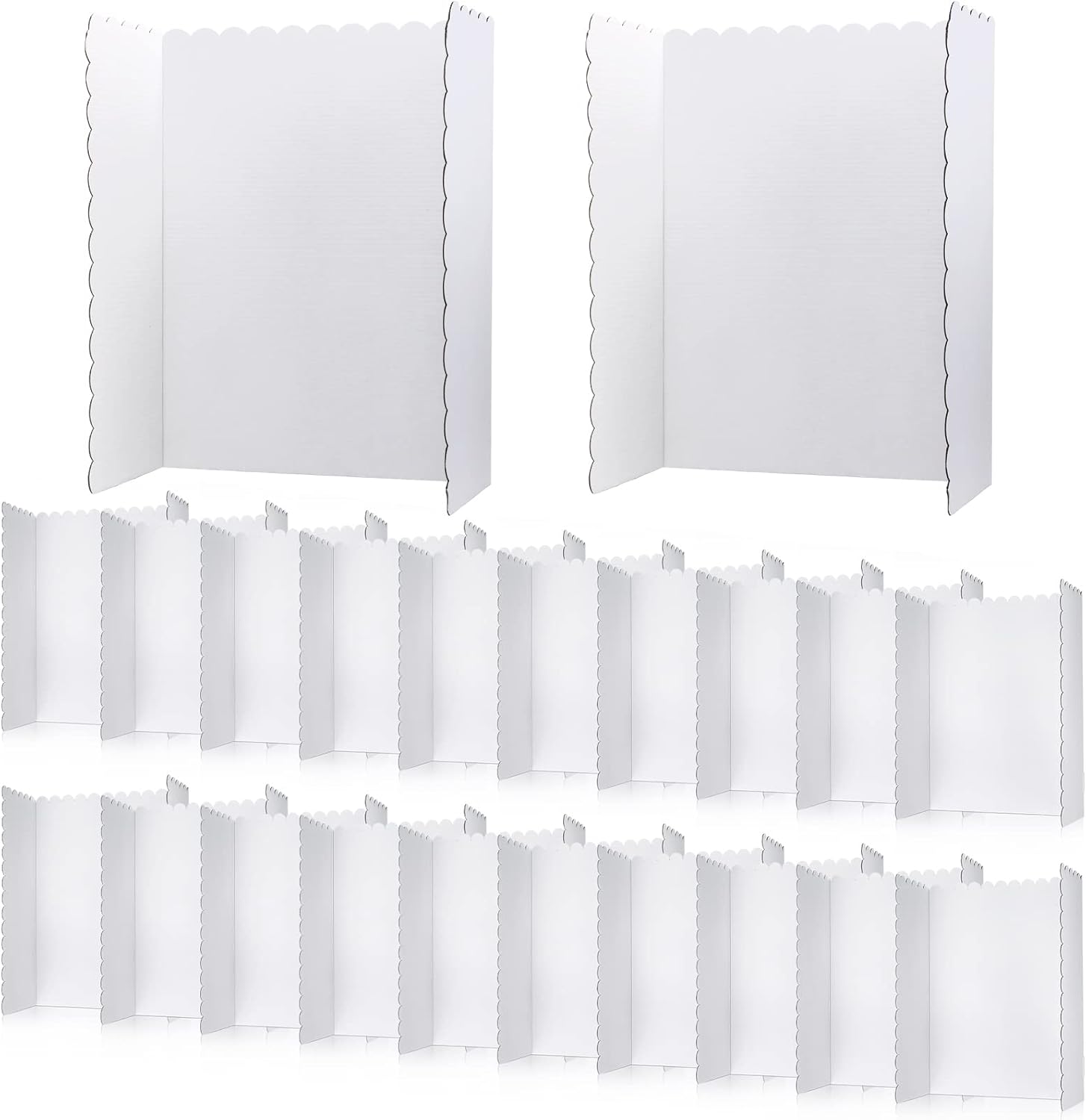 24 Pcs Trifold Poster Display Boards for School Projects and More