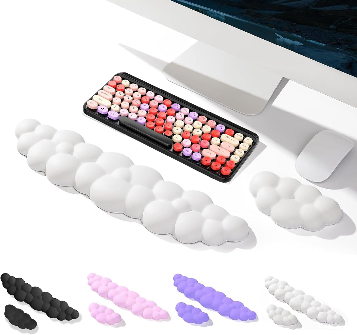 Ergonomic Cloud Wrist Rest Set - Pain Relief