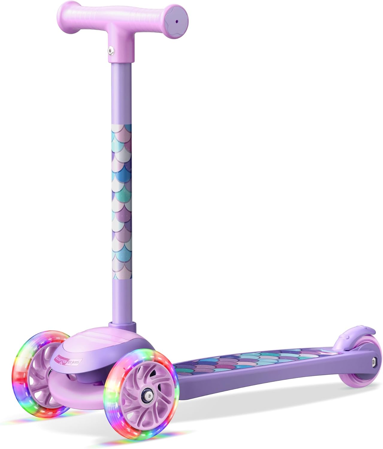3 Wheel Scooter for Kids with LED Wheels and Anti-Slip Deck