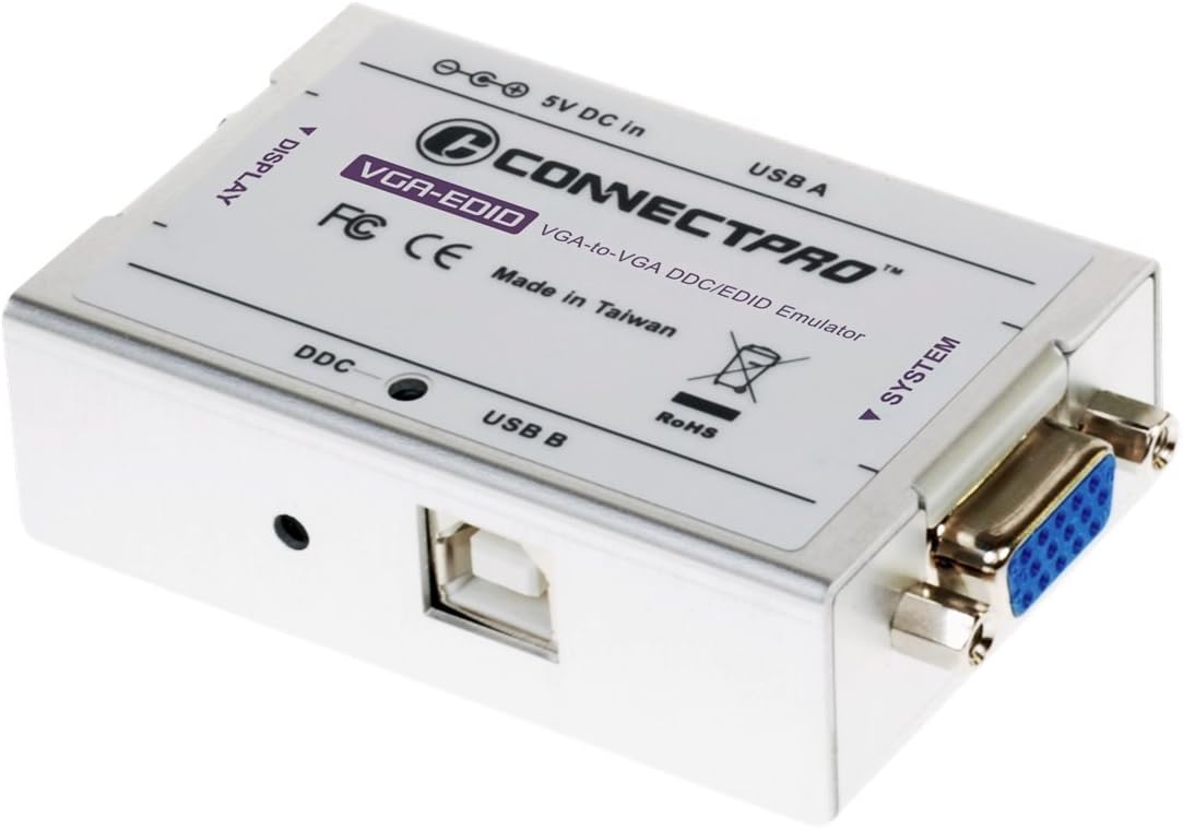 VGA DDC / EDID Ghost Emulator Professional Kit for Easy Setup