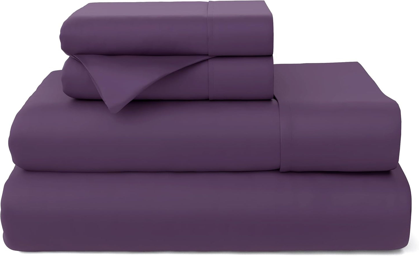 Cosy House Collection Rayon Bamboo Bed Sheet Set for Comfort