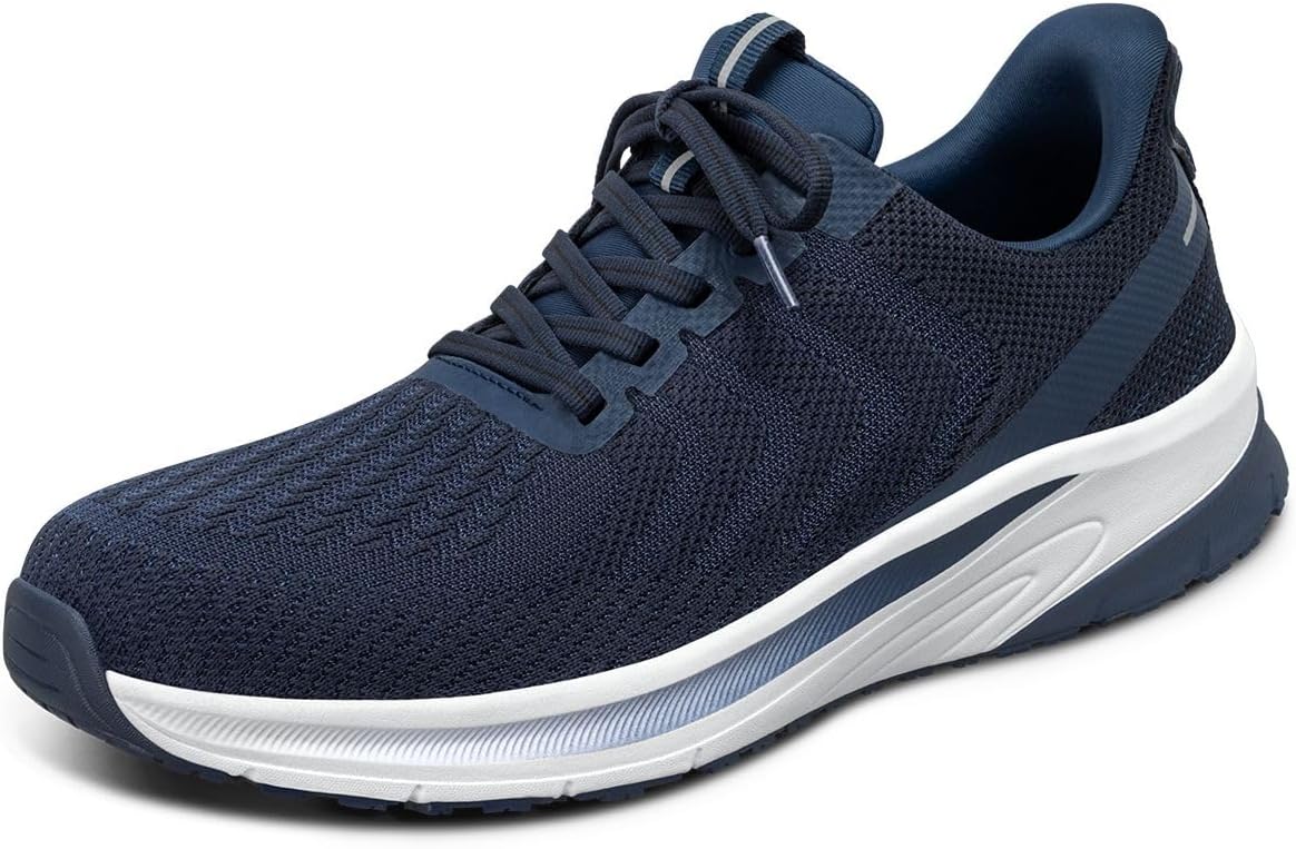 Orthofeet Men's Hands-Free Tilos Slip-On Sneakers for Comfort
