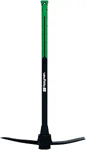 Hooyman Pick Mattock with Heavy Duty Forged Head for Gardening