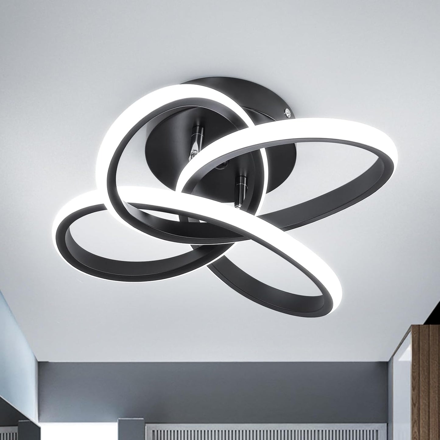 Modern LED Ceiling Light Fixture for Hallway and Bedroom