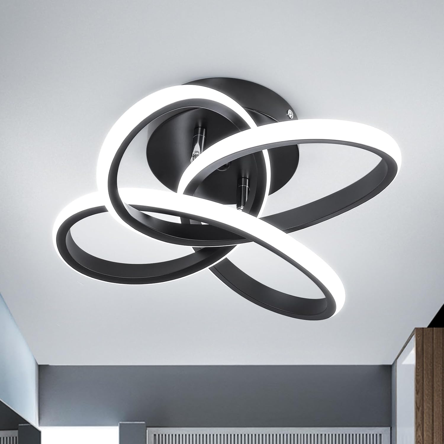 Modern LED Ceiling Light Fixture for Hallway and Bedroom