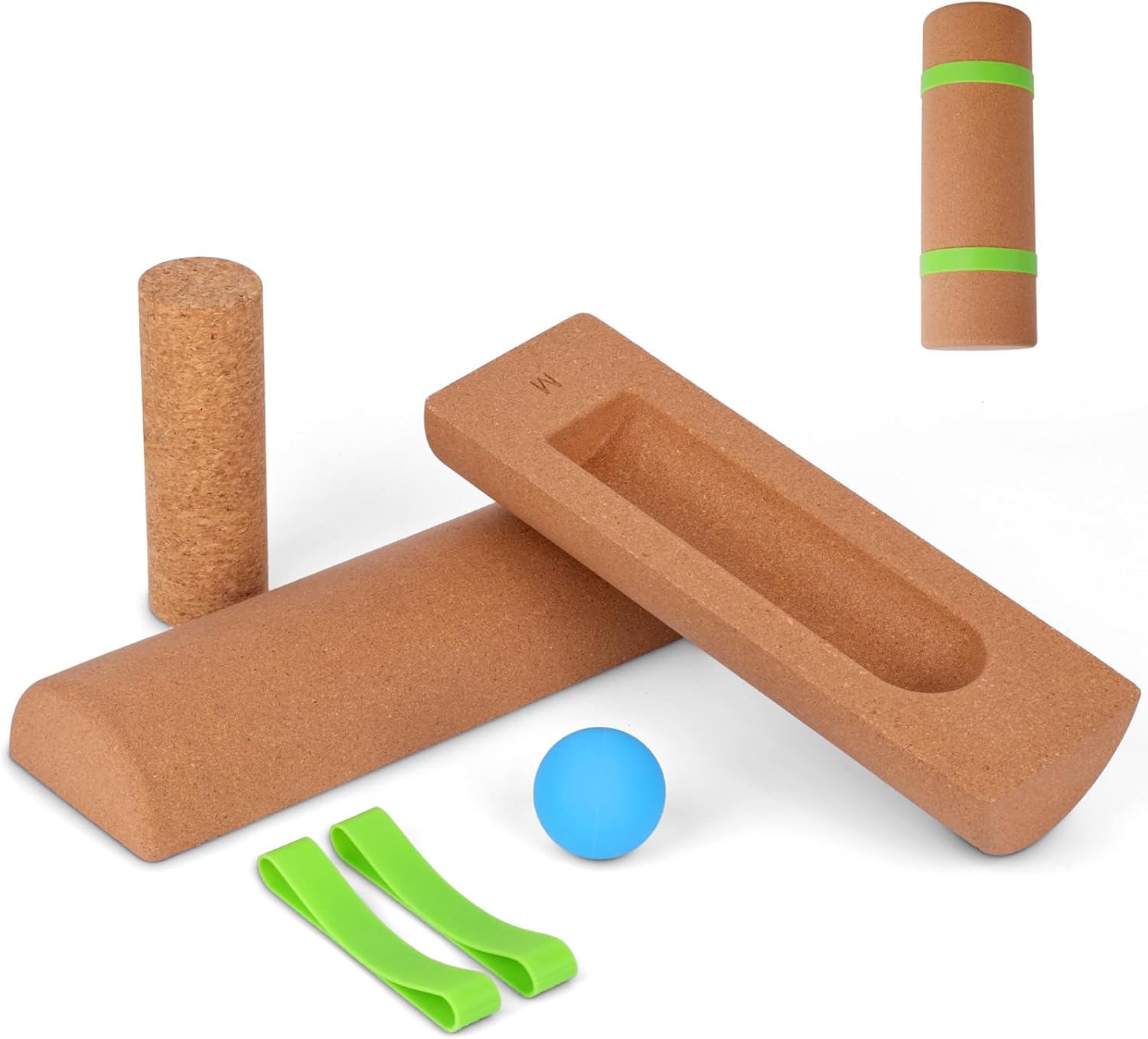 Cork Balance Board for Ankle Stability and Foot Strengthening