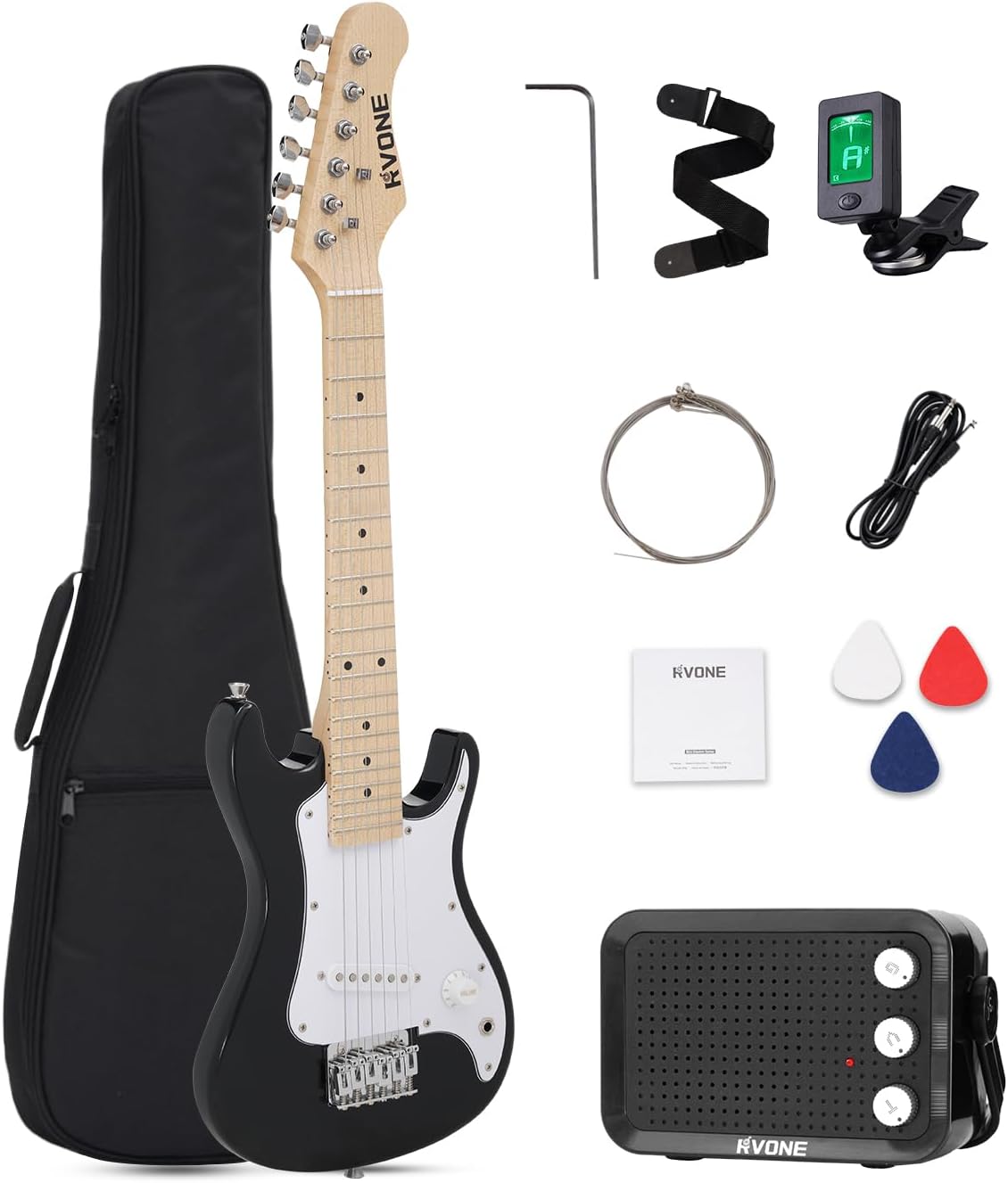 30 Inch Kids Electric Guitar Kit for Beginners with Complete Bundle