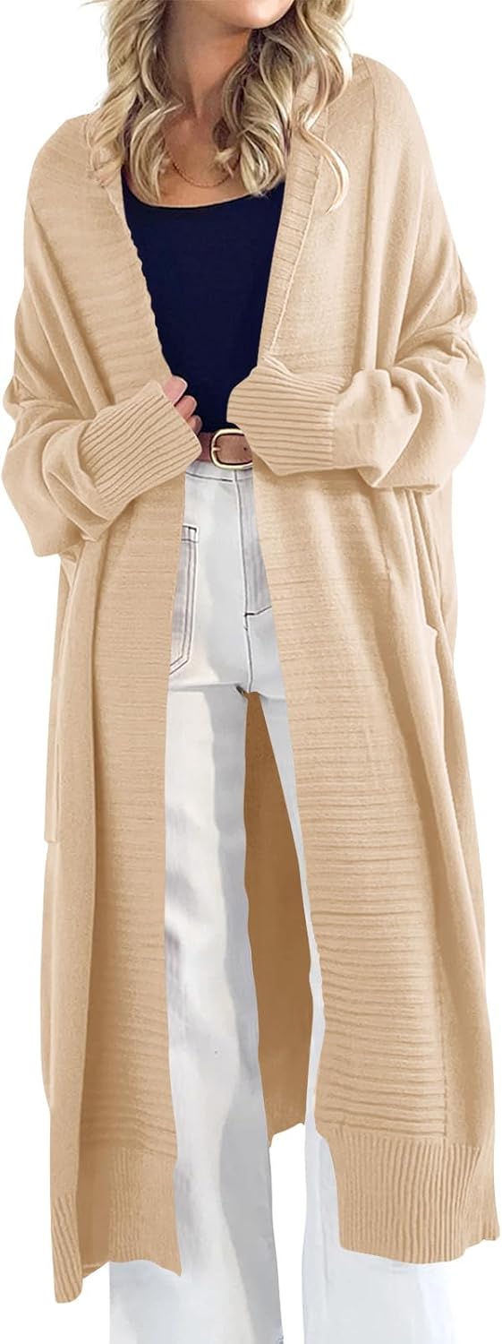 Danedvi Womens Long Cardigan Sweaters for Cozy Fall Style
