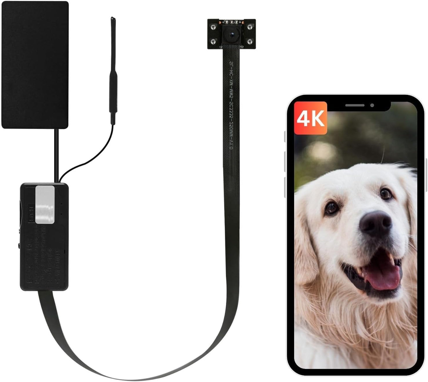 WIWACAM WiFi Hidden Camera 4K Ultra HD with Night Vision