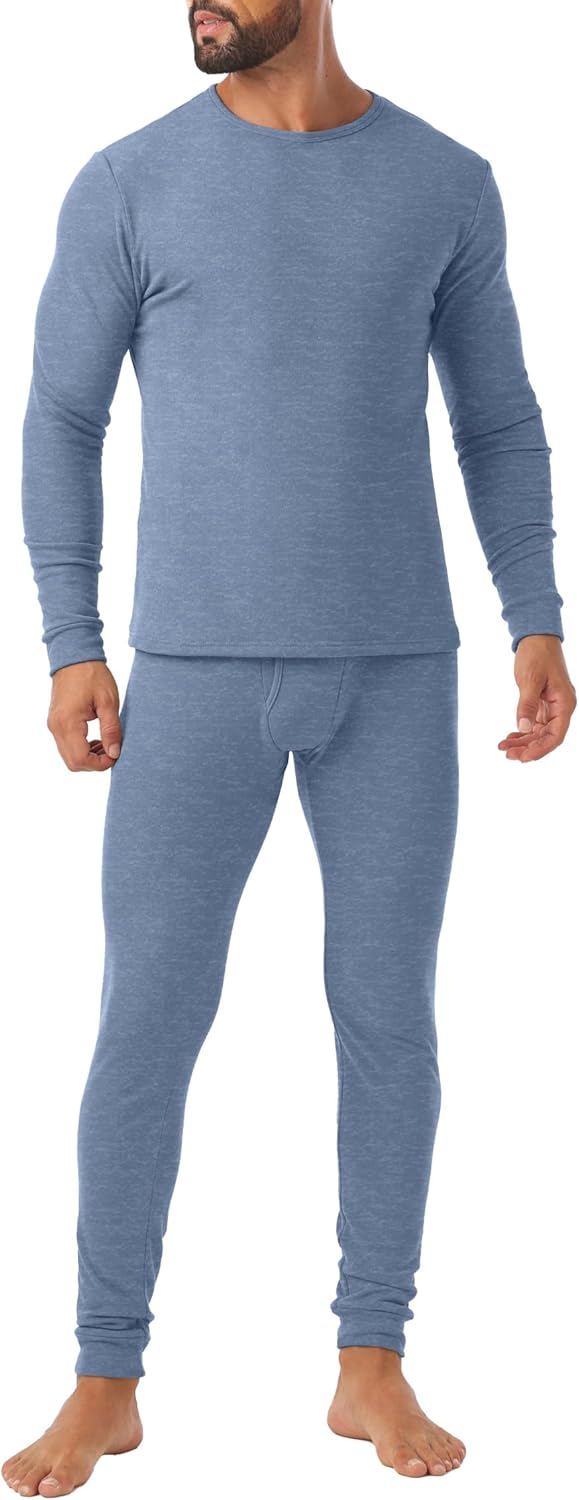 Askdeer Long Johns Thermal Underwear for Men - Fleece Lined Comfort