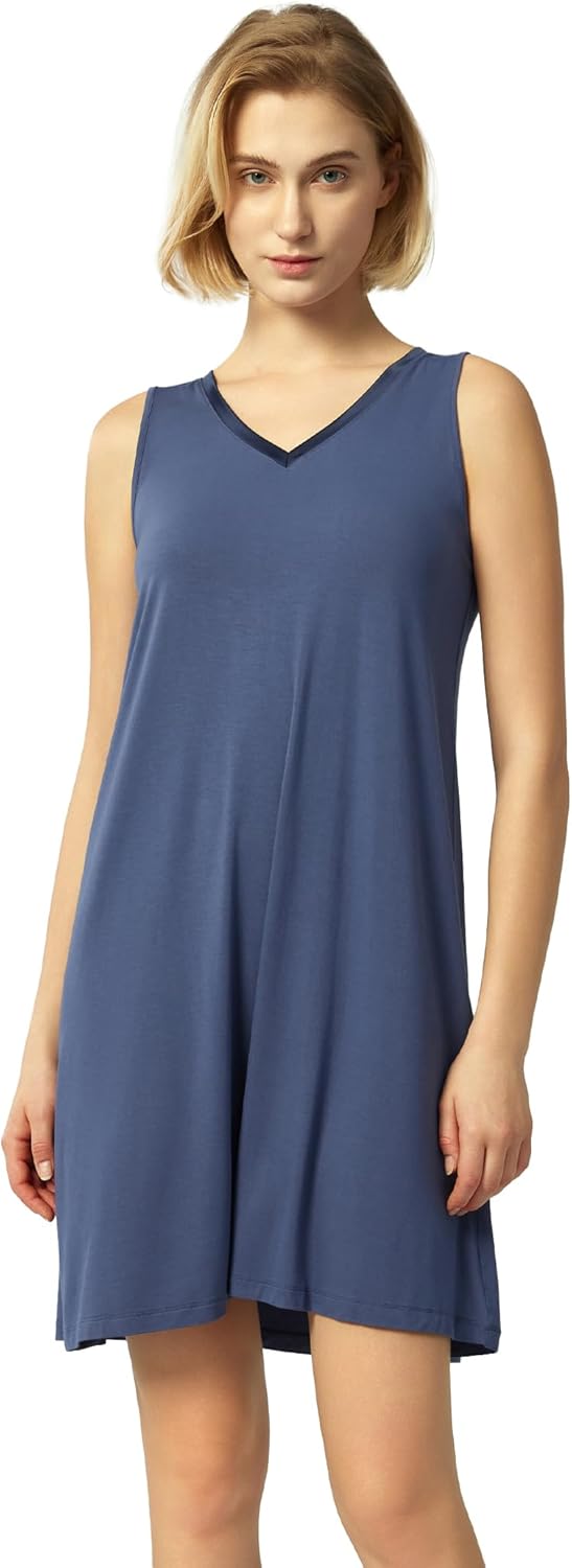 GYS Womens Bamboo-Derived Viscose Nightgowns for Ultimate Comfort