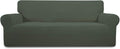 Easy-Going Stretch Oversized Sofa Slipcover - Soft Olive Green