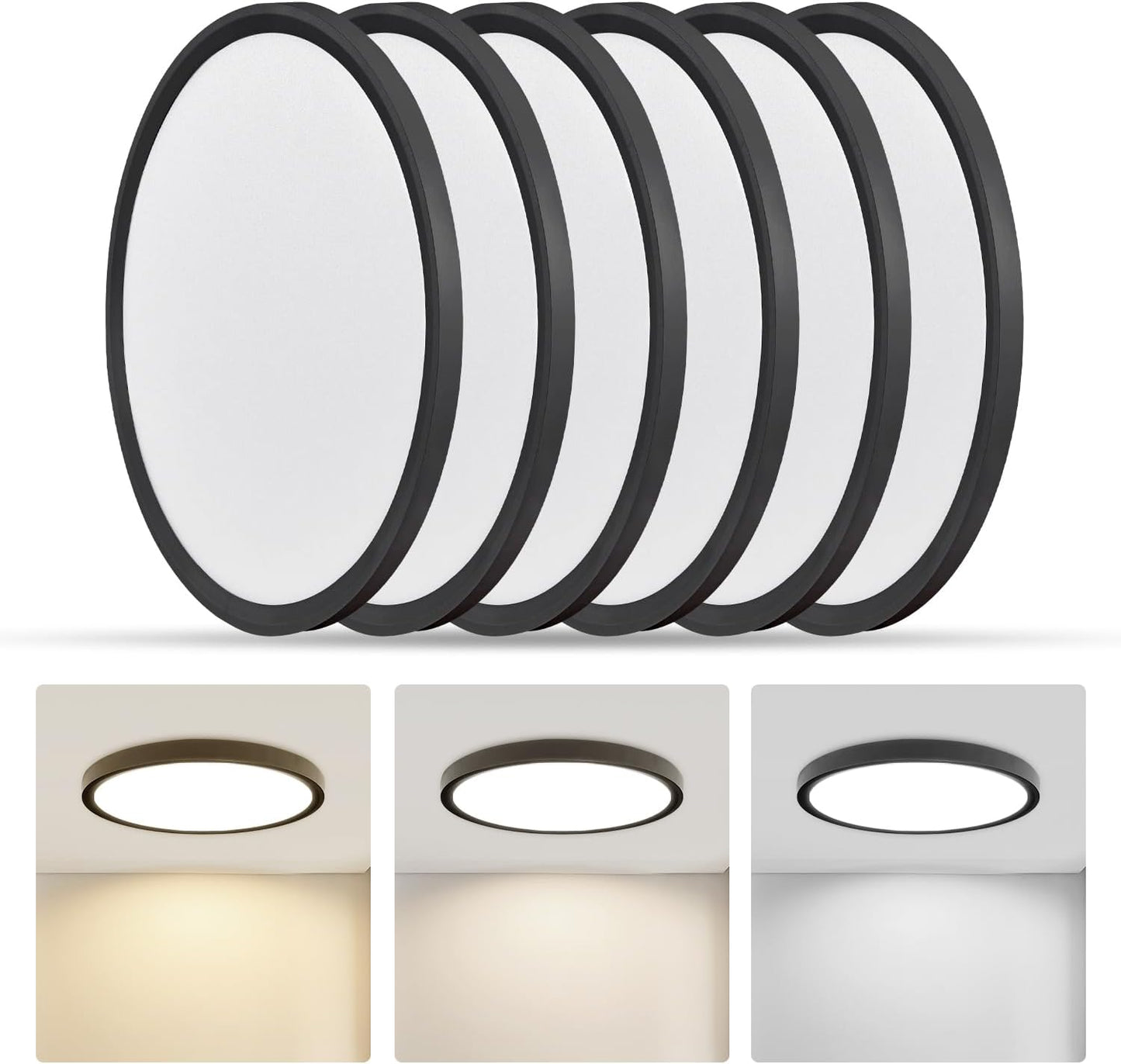 Led Flush Mount Ceiling Light 9 Inch 18w Modern Flat Panel