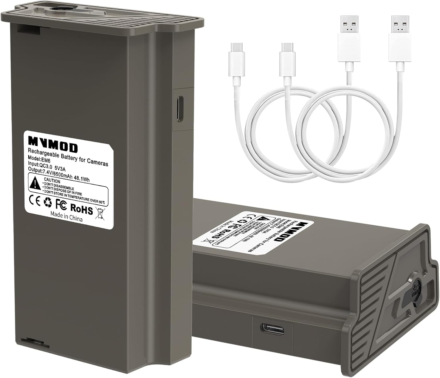 Reveal Lipo Lithium Rechargeable Battery 2 Pack for Trail Cameras