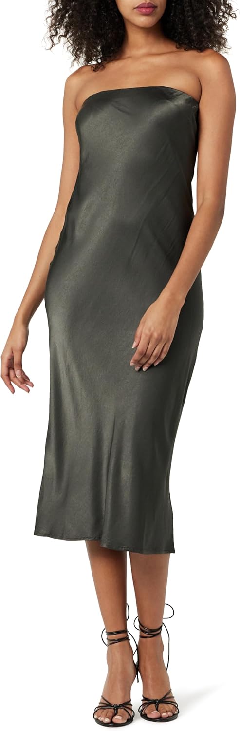 The Drop Women's Danica Strapless Midi Dress for Special Occasions