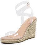 Womens Espadrille Platform Wedges Sandals - Dressy Open Toe