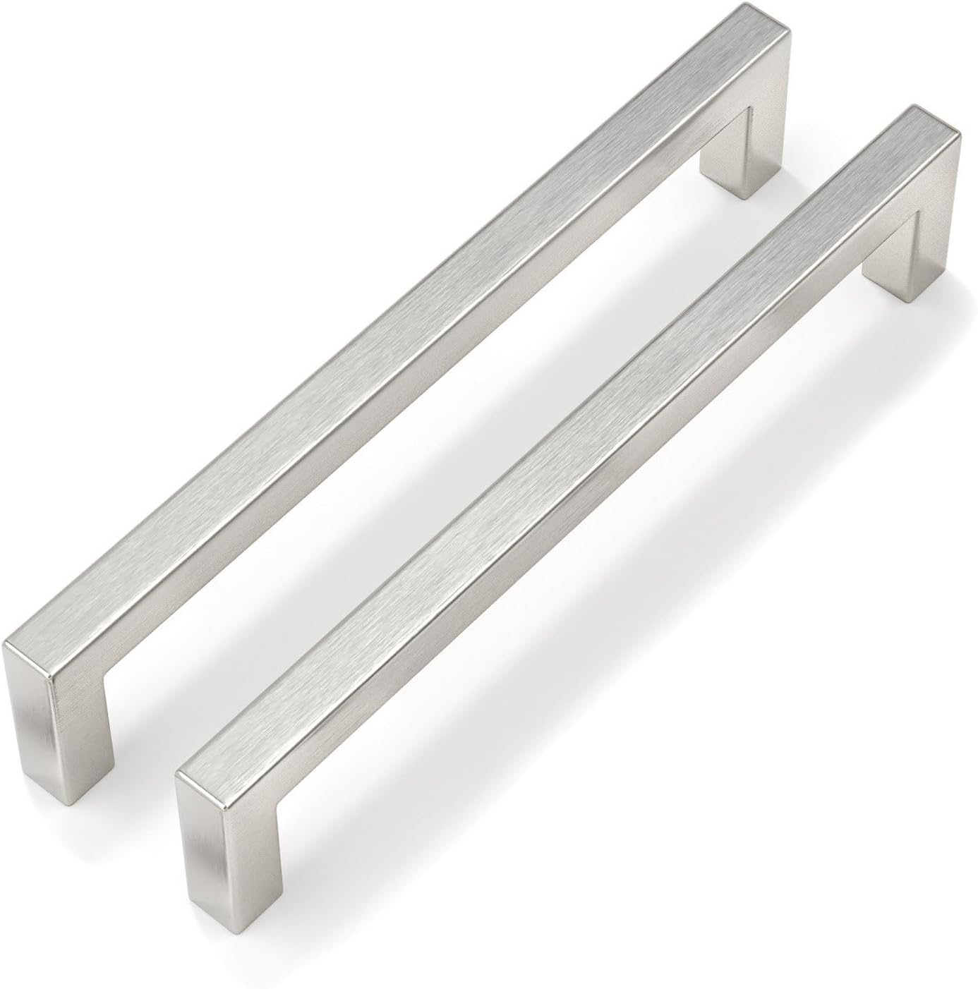 Brushed Nickel Cabinet Pulls for Kitchen and Bathroom Decor