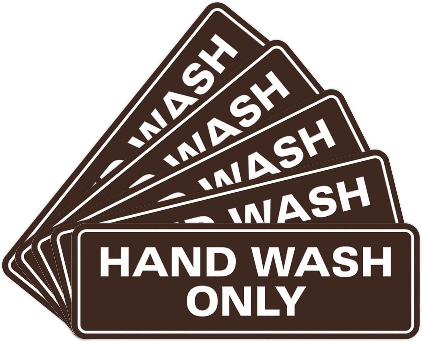 All Quality Hand Wash Only Wall Sign - Elegant Kitchen Decor