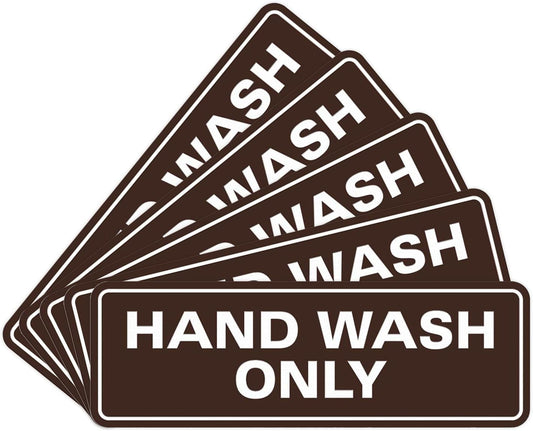 All Quality Hand Wash Only Wall Sign - Elegant Kitchen Decor