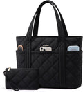 LOVEVOOK Puffer Tote Bag for Women - Spacious 35L Work & Travel Tote