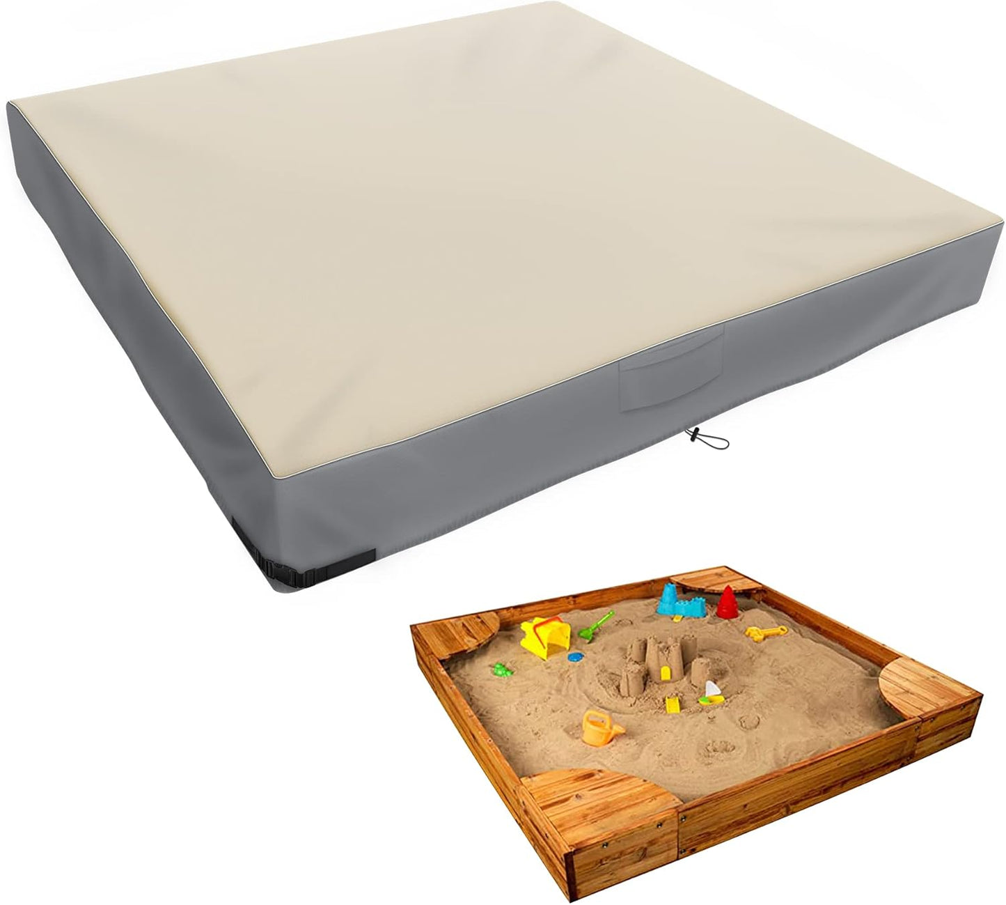 SOFW Sandbox Cover Waterproof and Sun Protection for Kids