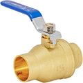 Eastman Heavy Duty Full Port Brass Ball Valve 1-1/2 in Sweat - High