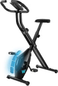 Stationary Exercise Bike for Home Workout - Foldable 5-in-1 Bike