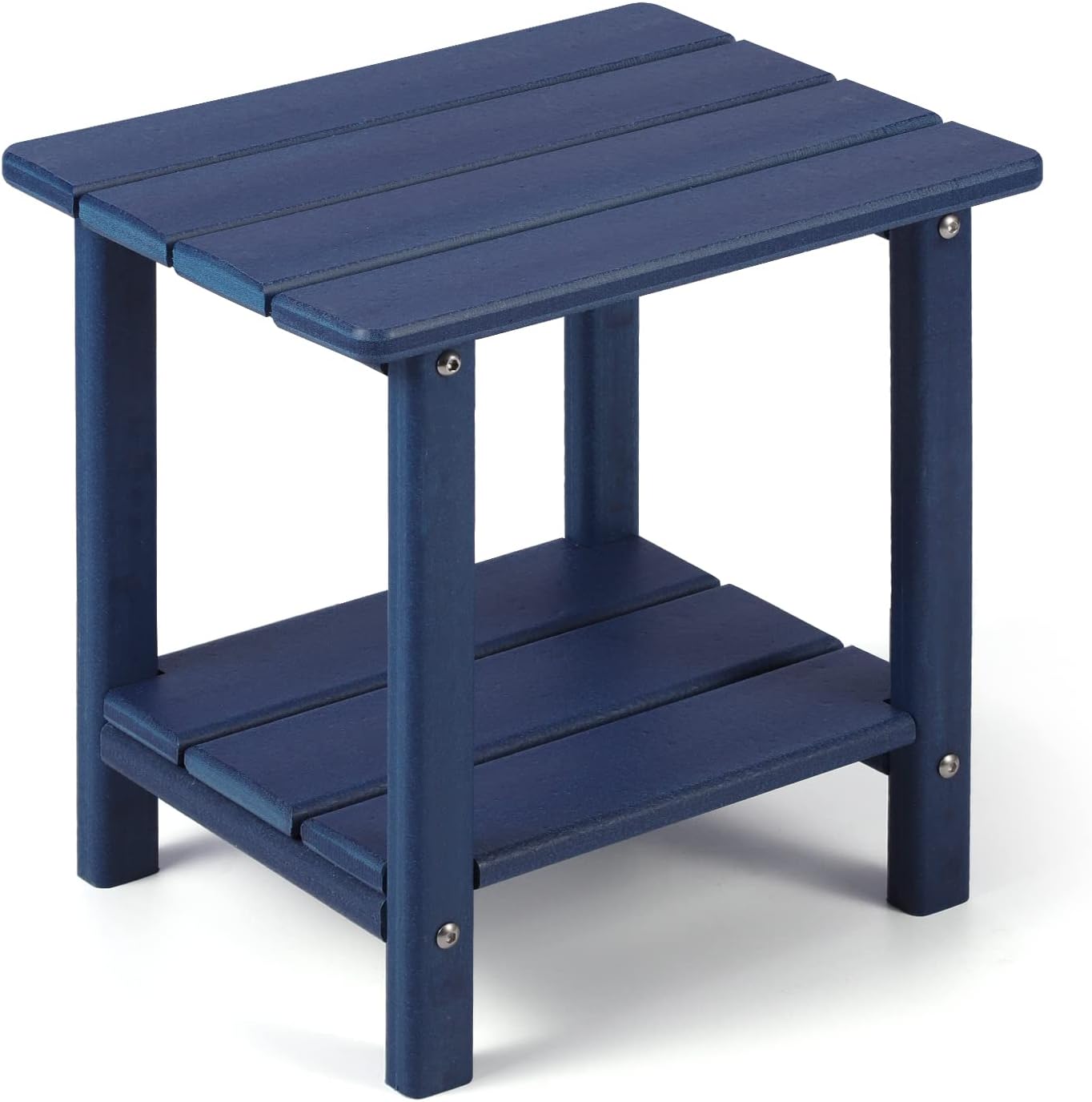 Adirondack Outdoor Side Table - 2-Tier Sturdy Patio End Table