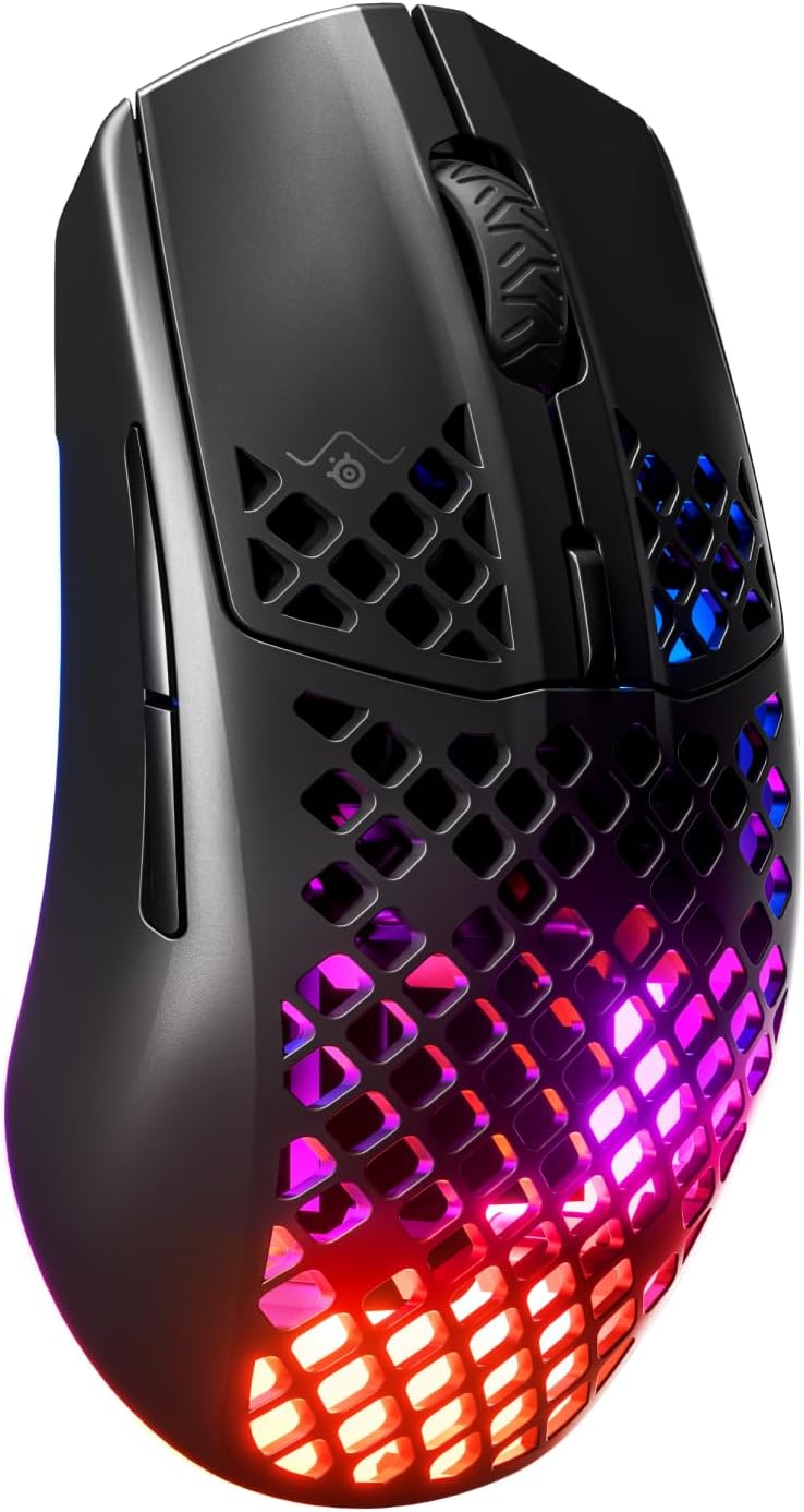 SteelSeries Aerox 3 Wireless - Ultra-light Holey Design