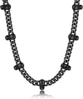 Bandmax Barbed Wire Cuban Chain Necklace for Punk Style Lovers
