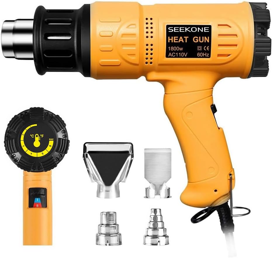 SEEKONE Hot Air Gun Kit: Fast Heating, Precise Control