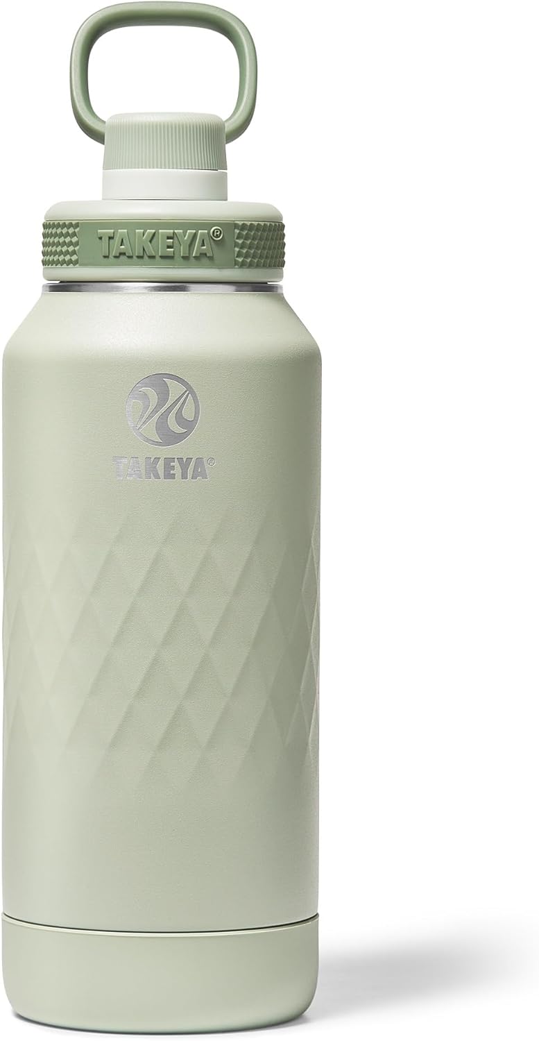 Takeya Sport 32 oz Triple-Insulated Water Bottle for Hydration