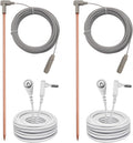 Copper Grounding Rod with 40ft Female Ground Cord - Portable Ground