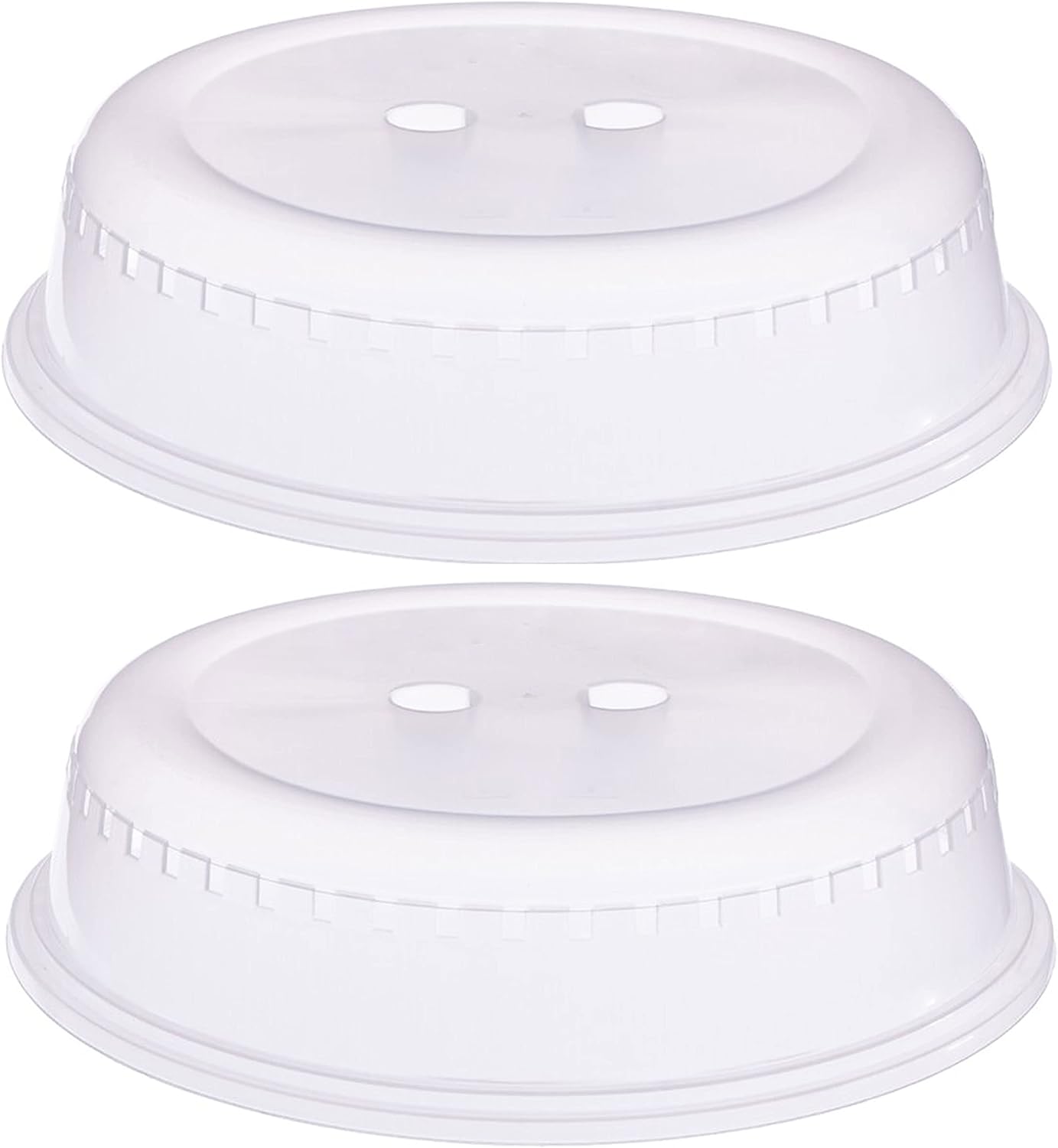 Steam Splatter-Free Microwave Cooking with 10 Plate Covers
