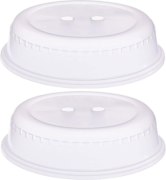 Steam Splatter-Free Microwave Cooking with 10 Plate Covers