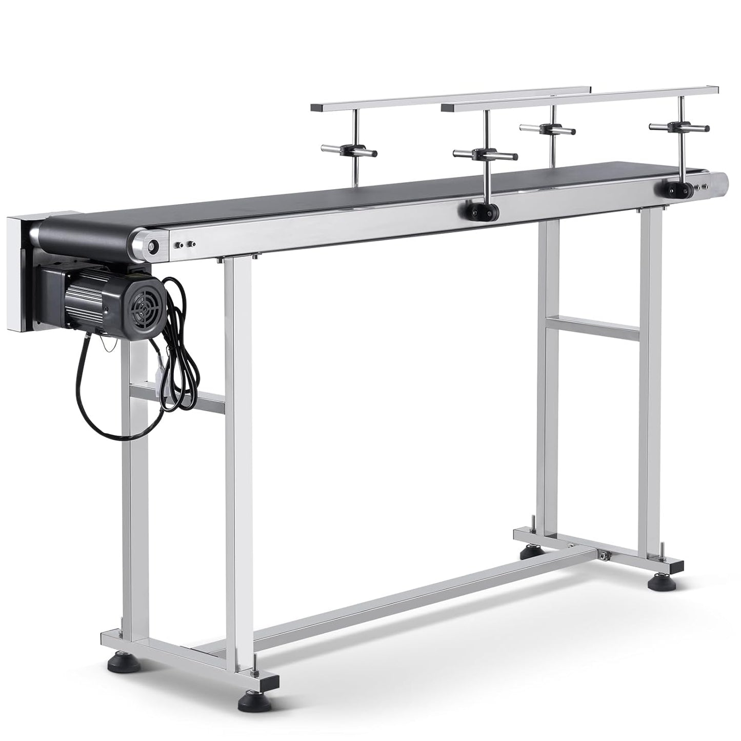 VEVOR 59 x 7.8 inch Heavy Duty Stainless Steel Belt Conveyor